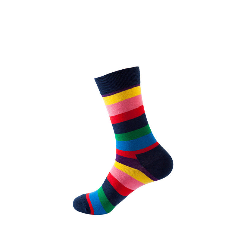 Mid Calf Fashion Trendy Socks