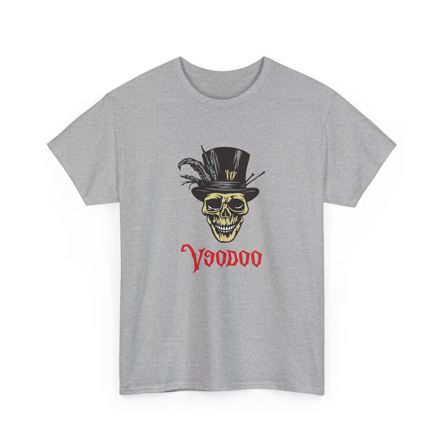 VooDoo Skull, Heavy Cotton T-Shirt