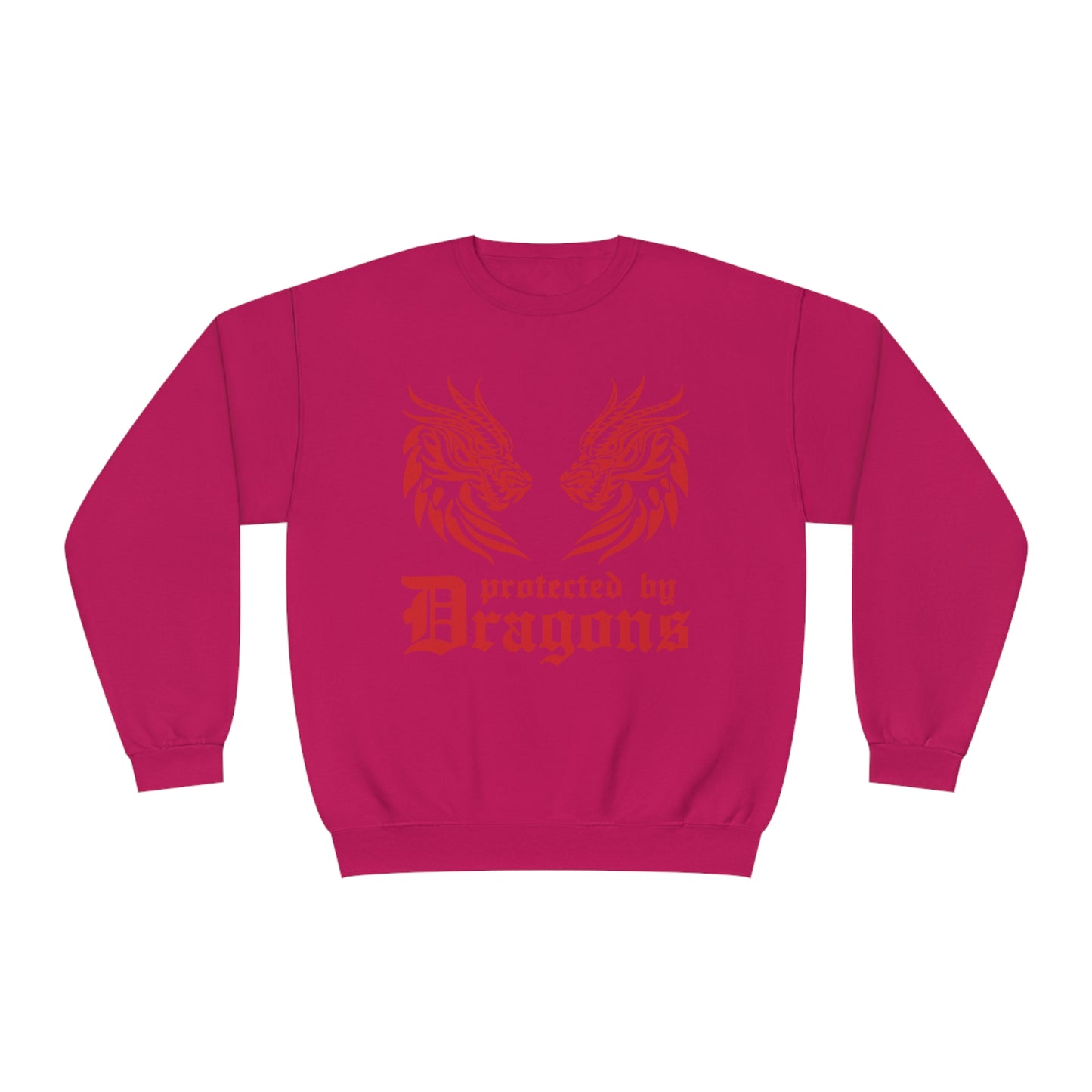 Protected by Dragons, Unisex NuBlend® Crewneck Sweatshirt