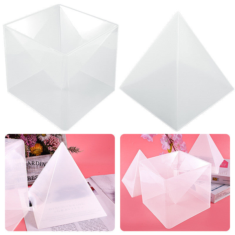 Crystal Epoxy Mold Super Pyramid Silicone Mold