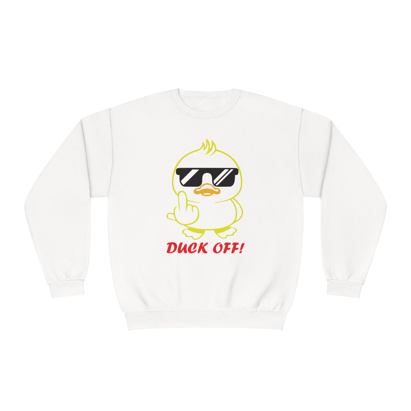 Duck Off, Unisex NuBlend® Crewneck Sweatshirt