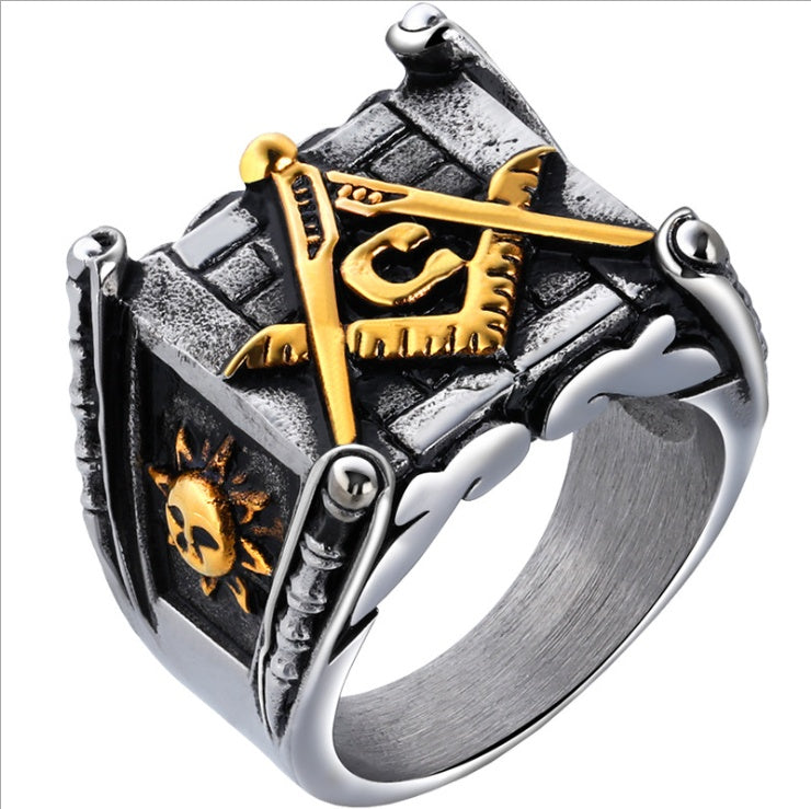 Bold Masonic Ring