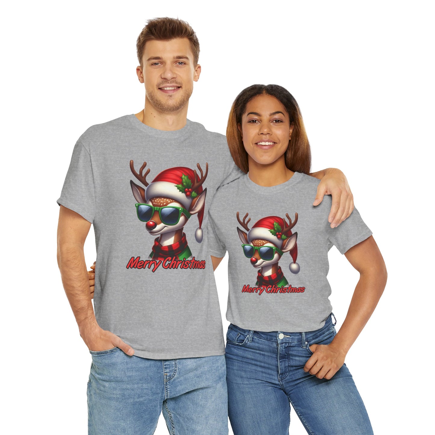 Merry Christmas, Heavy Cotton T-Shirt