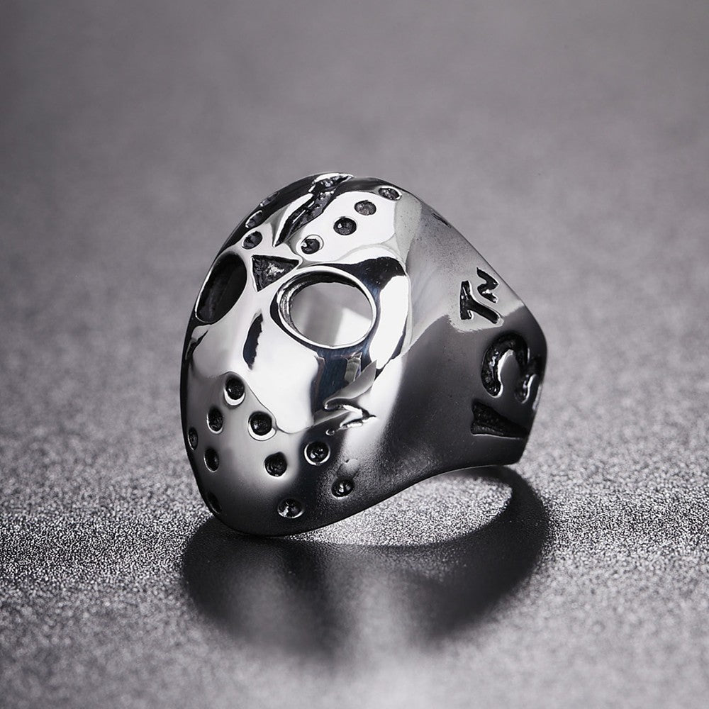 Jason Titanium Steel Ring