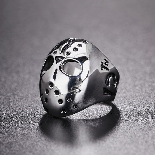 Jason Titanium Steel Ring