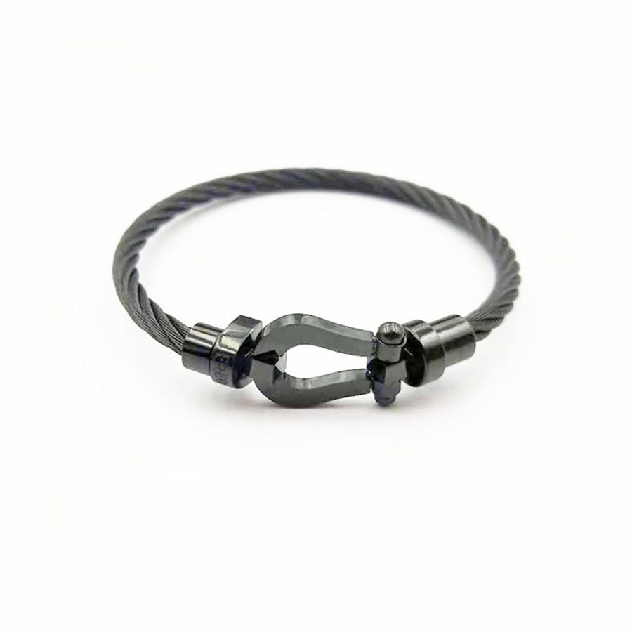 Magnetic Buckle Stainless Steel Wire Bracelet