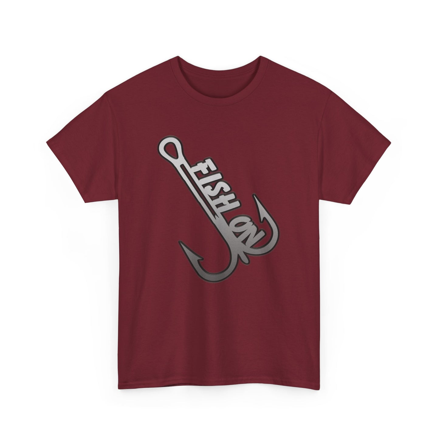 Fish on treble hook, Heavy Cotton T-Shirt