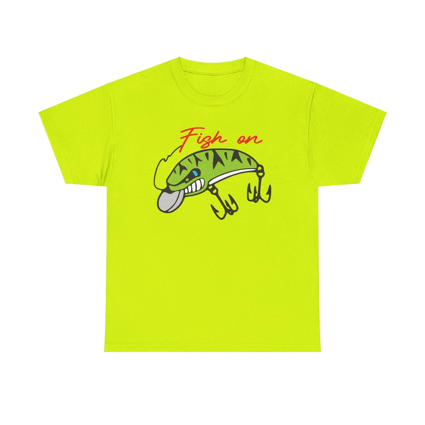 Fish on Lure Heavy Cotton T-Shirt