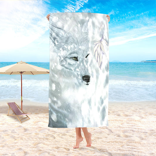 Double Sided Fleece Quick Dry Microfiber Beach Towel