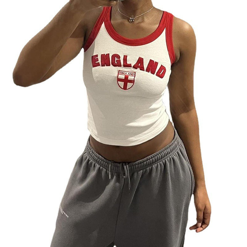 England Slim-fit Short Tank Top