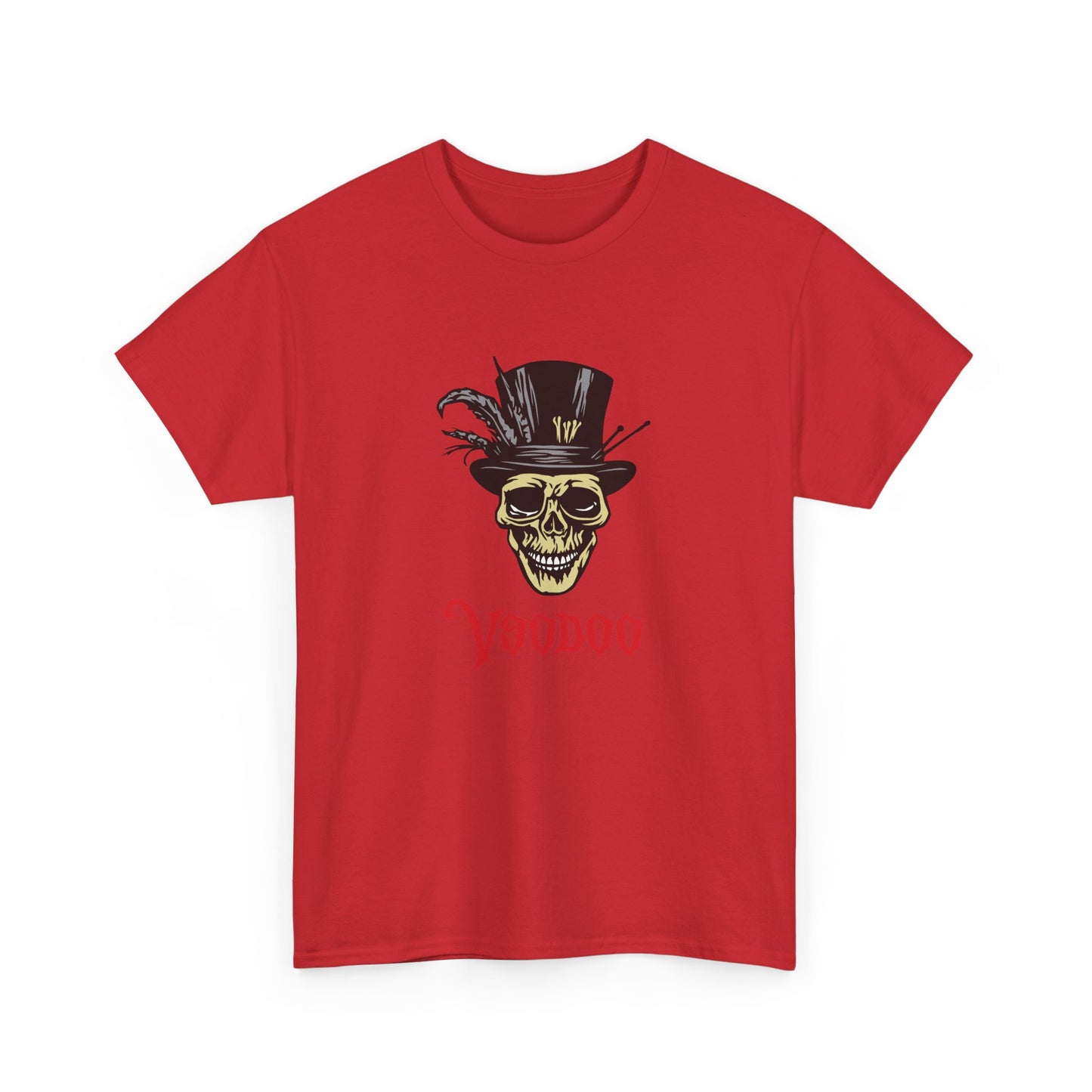 VooDoo Skull, Heavy Cotton T-Shirt