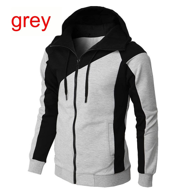 Zipper Coat Hooded Sweater