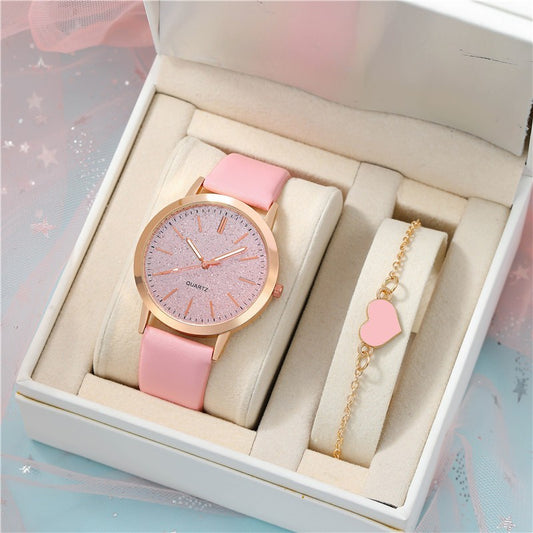 Pretty in Pink Quartz Watch Set