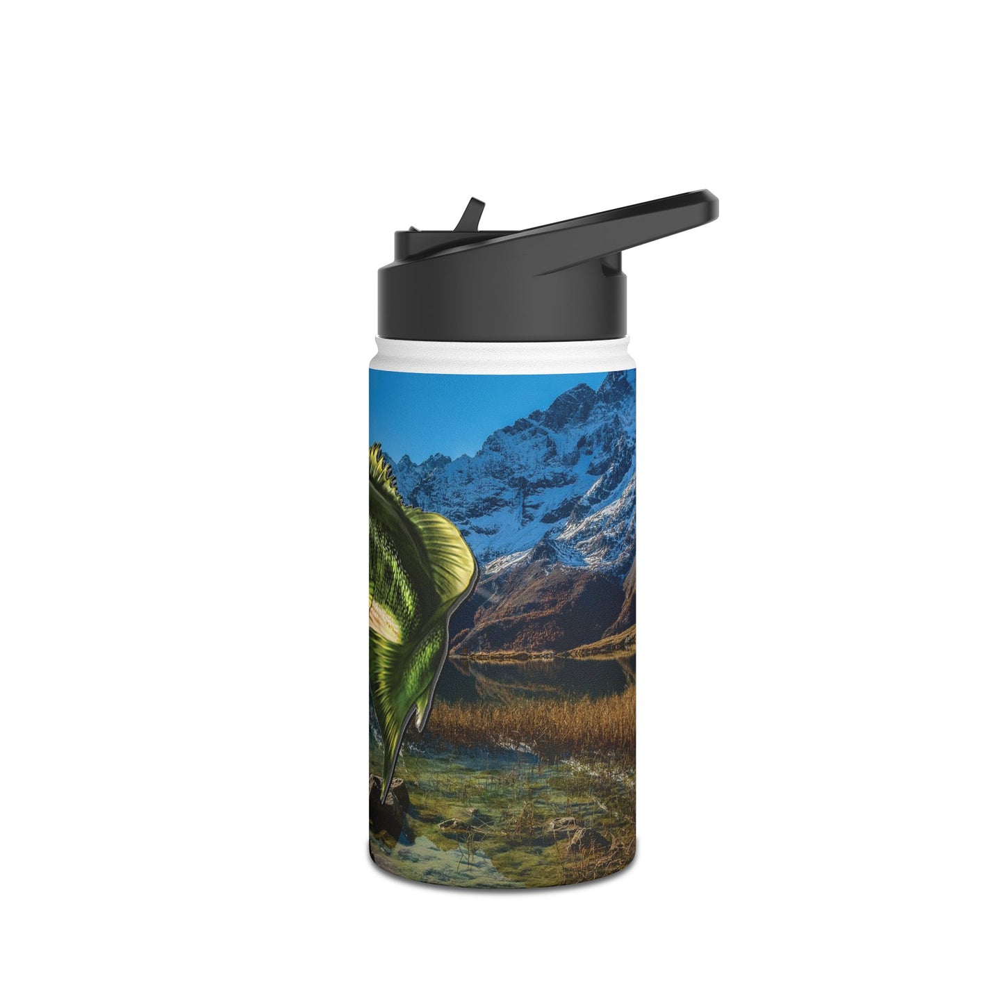 Bass Lake. Stainless Steel Water Bottle