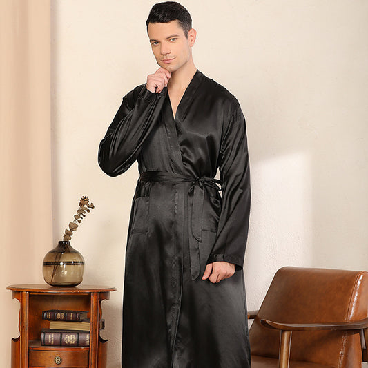 Ultra-thin Cardigan Men's Robe