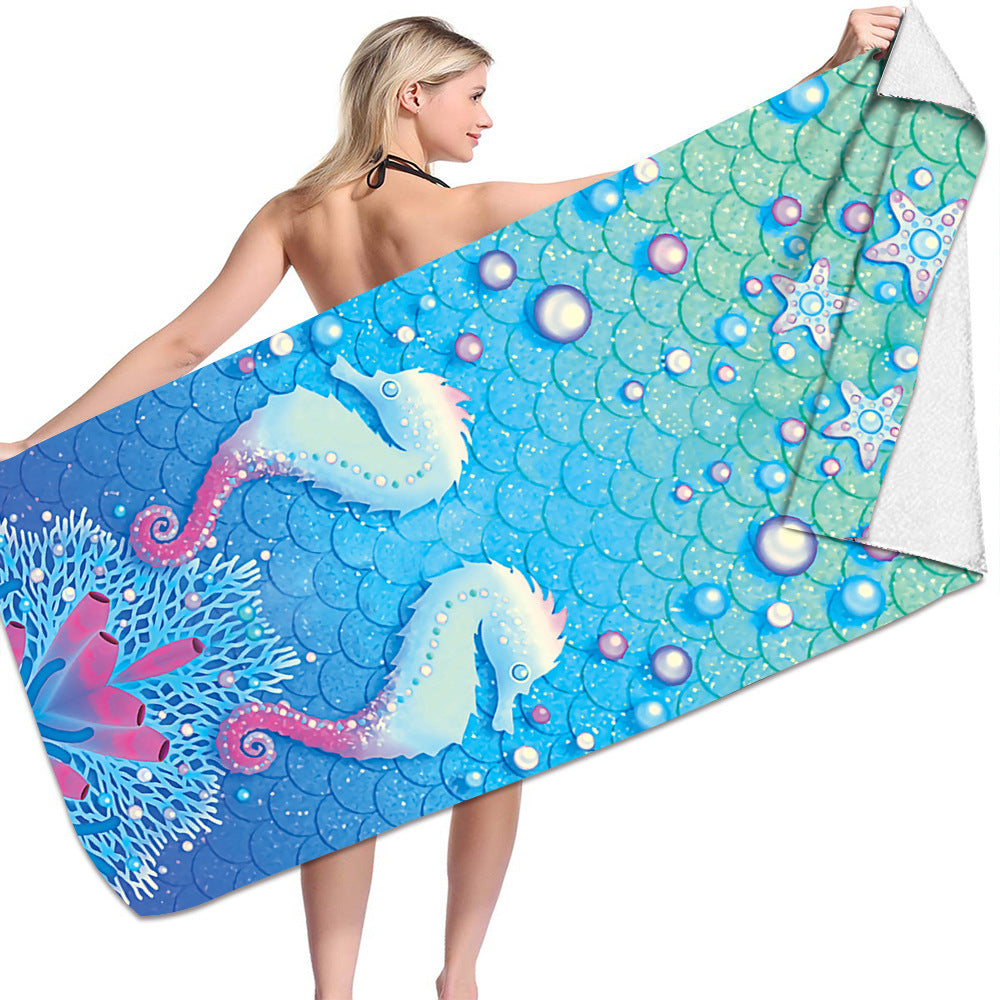 Mermaid Microfiber Towel