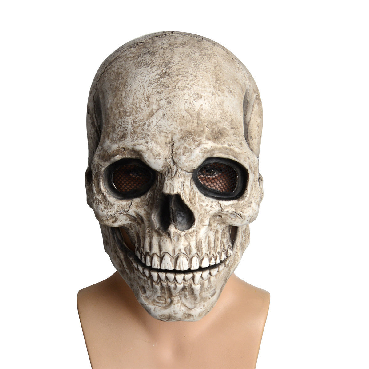 Full Head Skull Headgear With Movable Mouth