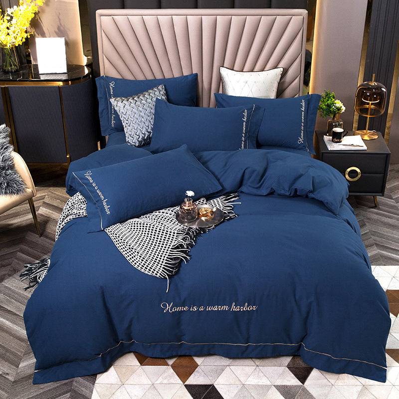 Brushed bedding set