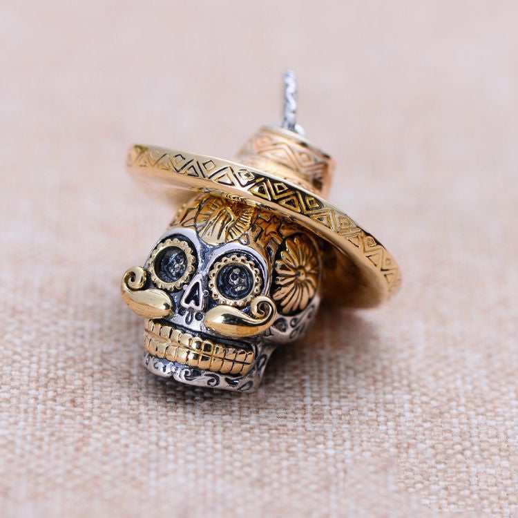 Mexican Skull Necklace