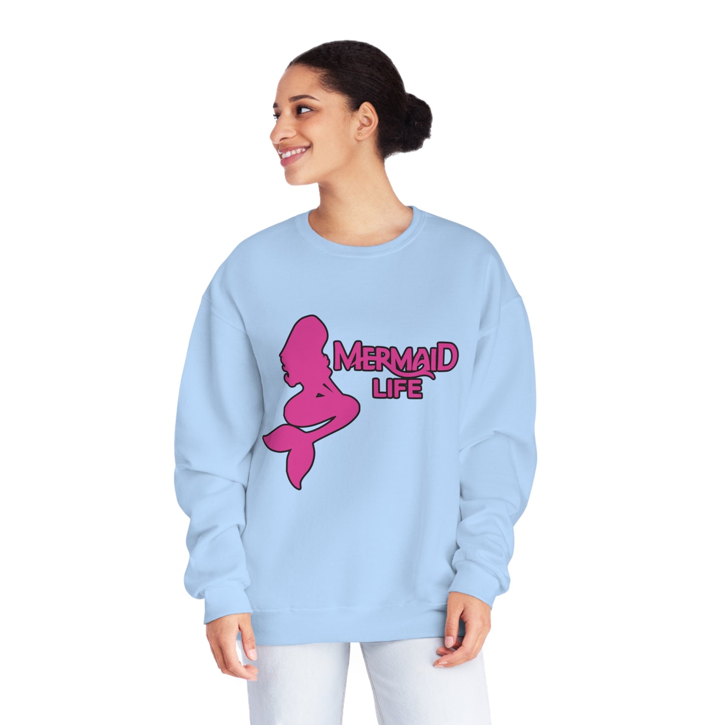 Mermaid Life, Unisex NuBlend® Crewneck Sweatshirt