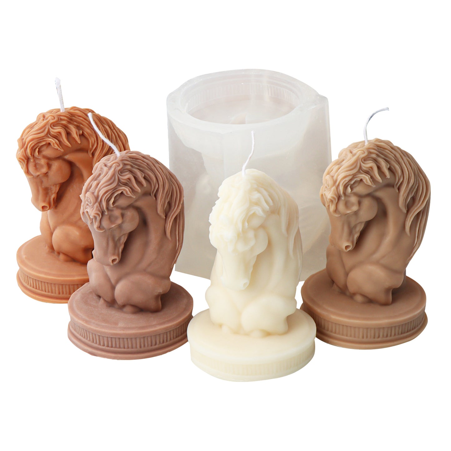 Horse Head Candle Mold