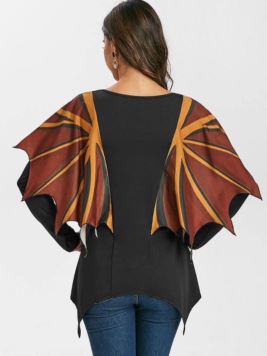 Bat Wings Long Sleeve T-shirt