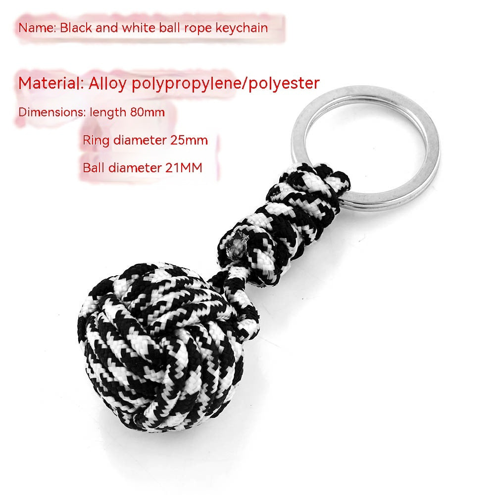 Monkeys Fist Ball Rope Keychain