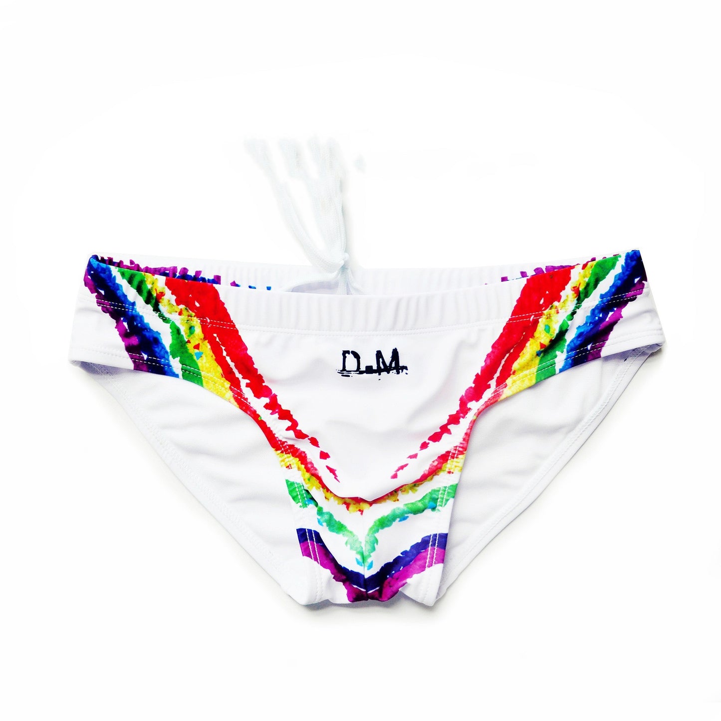 Low Waist Sexy Rainbow Printed Briefs