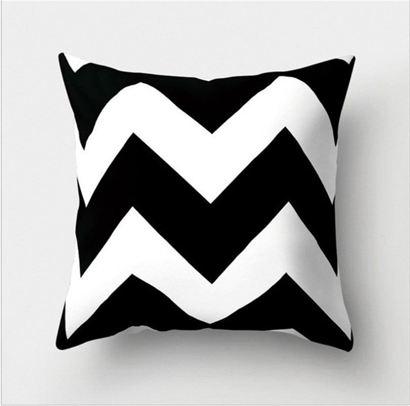 Black and White Cushion Cover