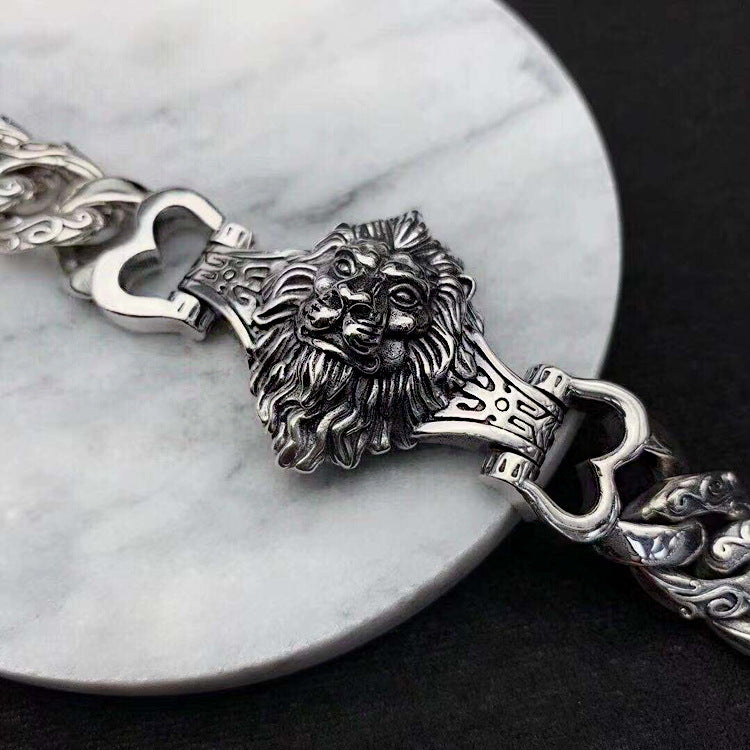 Lion Thai Silver Bracelet