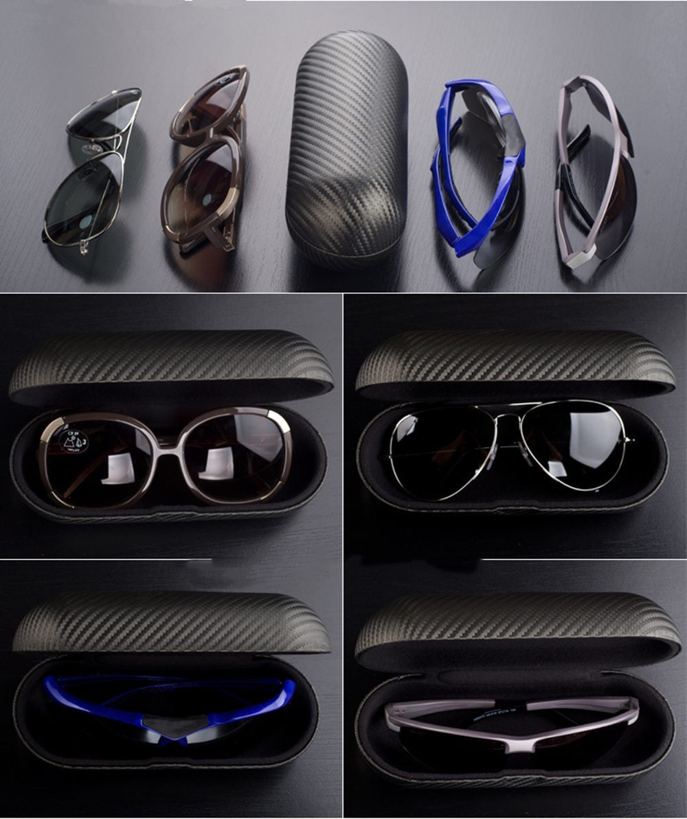 Carbon Fiber Pattern Sunglasses Case