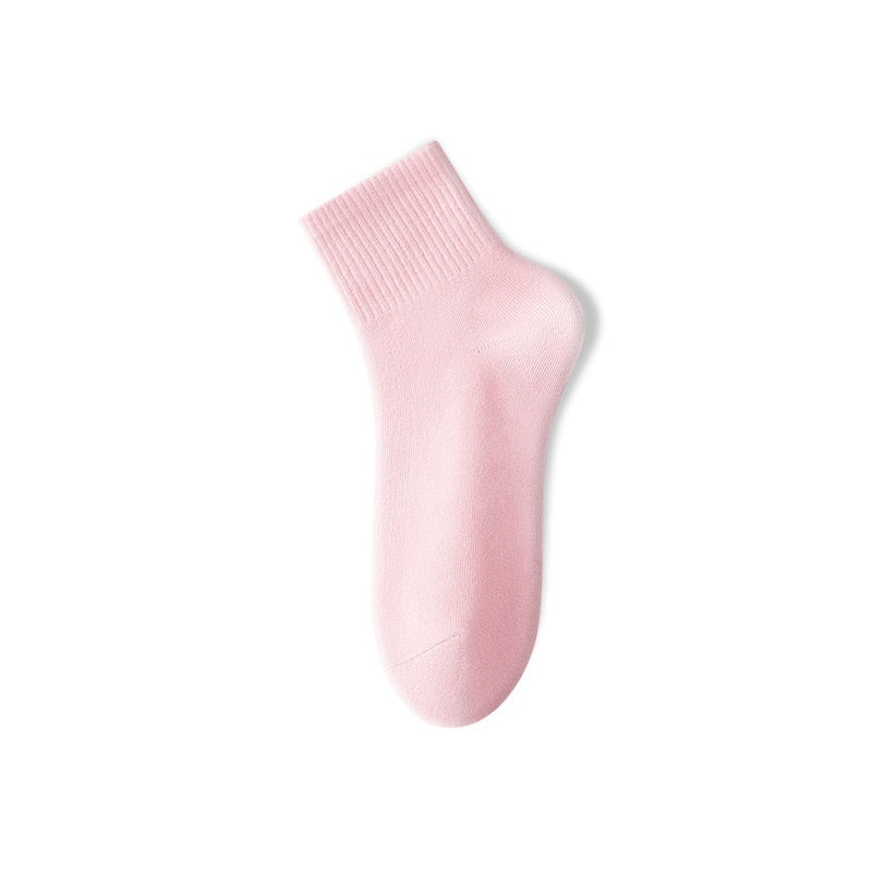 Summer Thin Pure Cotton Deodorant Sweat Absorbing Sports Tube Socks