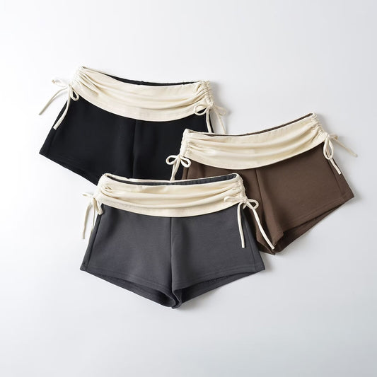 Drawstring Hot Pants