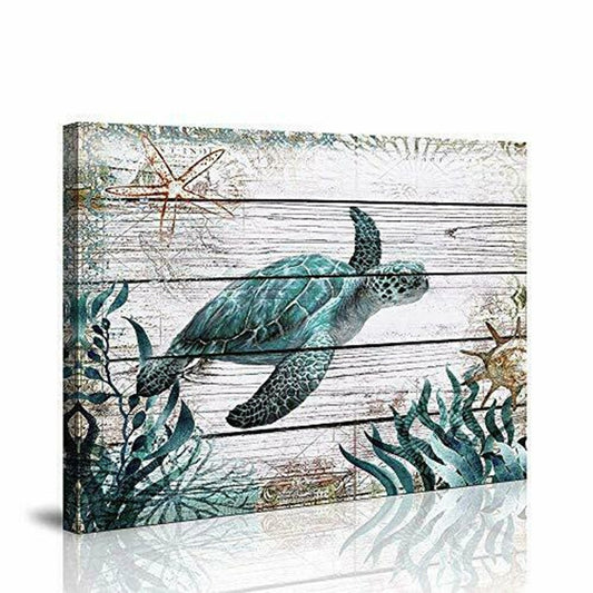 Ocean Art Green Turtle Wall Decoration