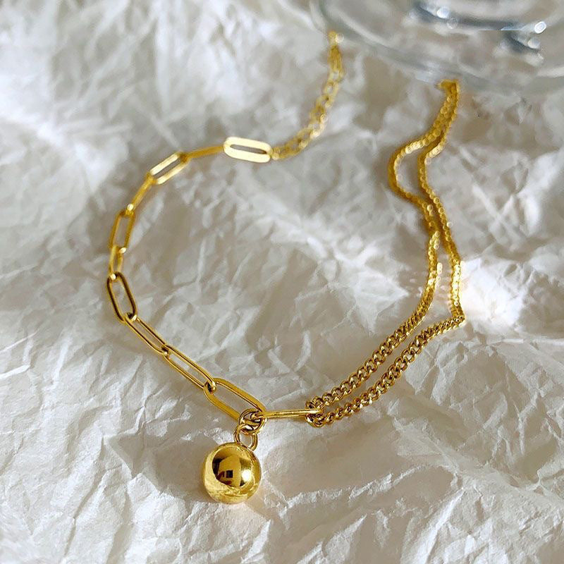 Small Golden Balls Anklet