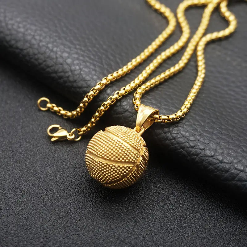 Basketball Necklace.