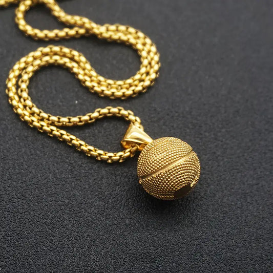 Basketball Necklace.