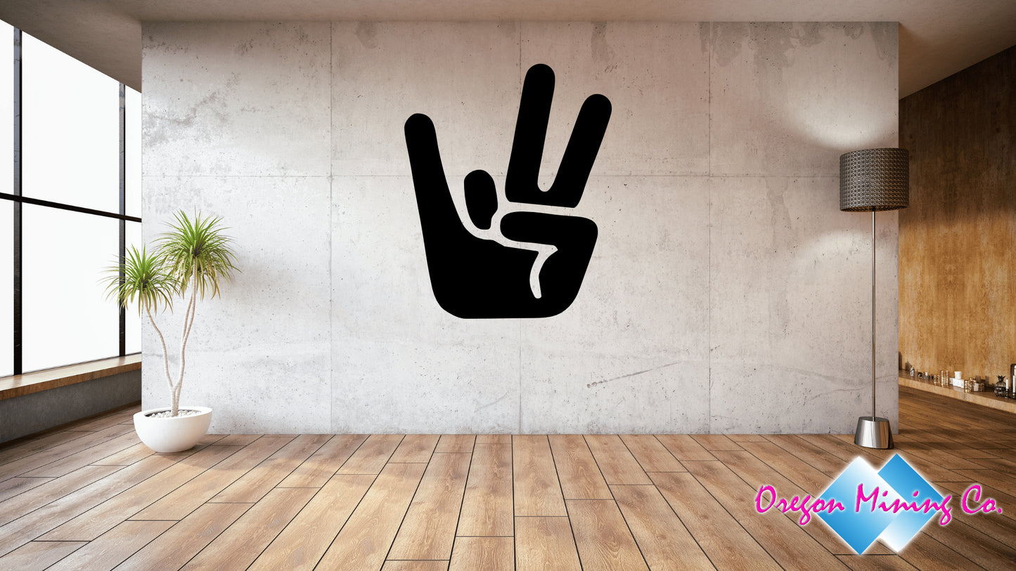 JDM Hand Gesture, Auto Vinyl Decal