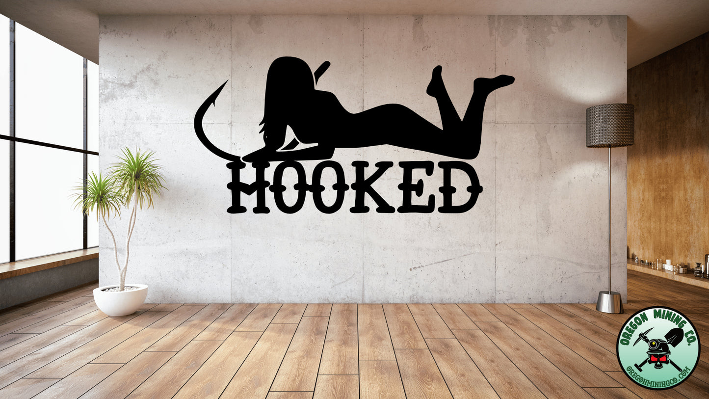 Hooked Vinyl Decal