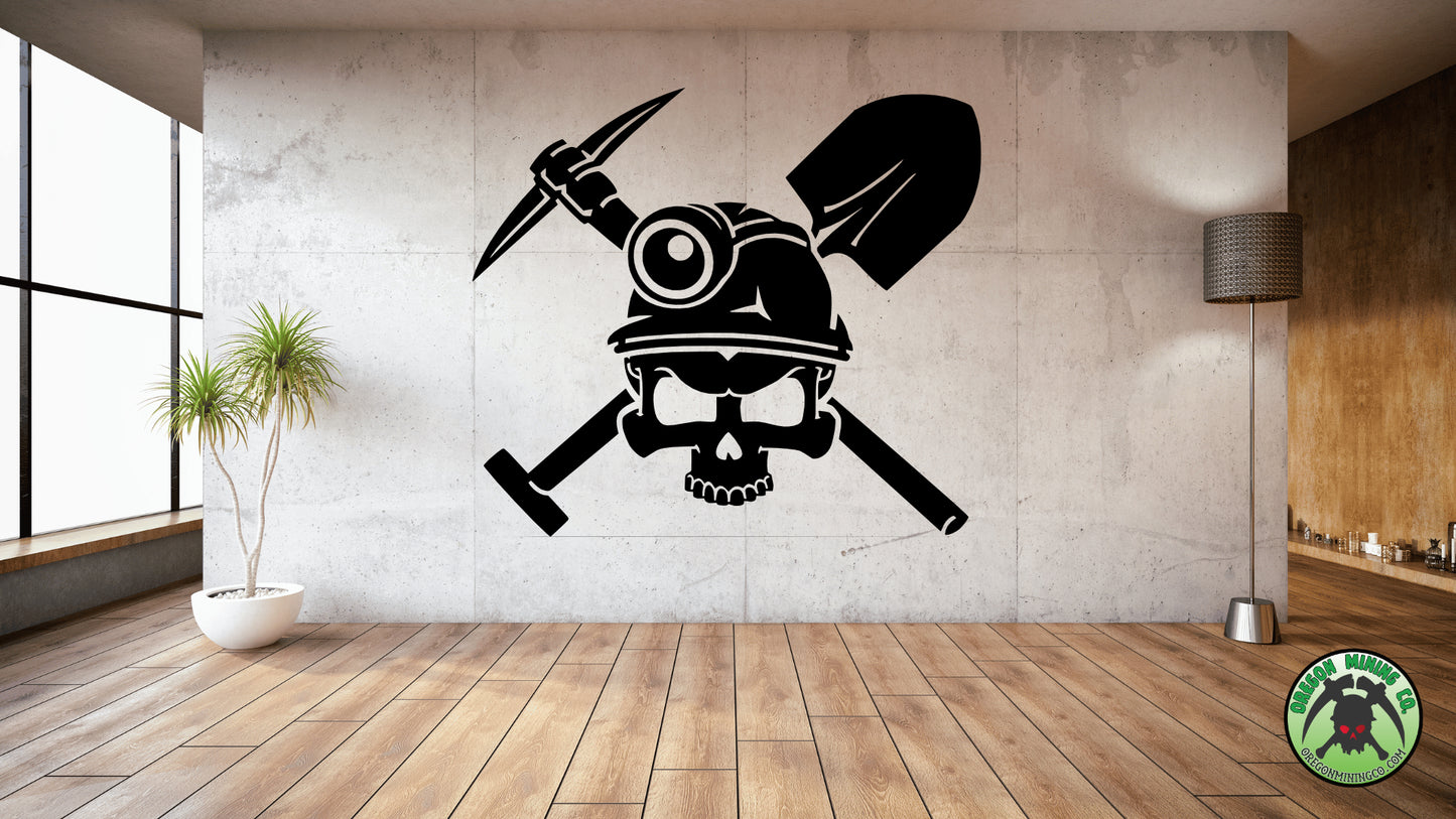 Miner Vinyl Decal