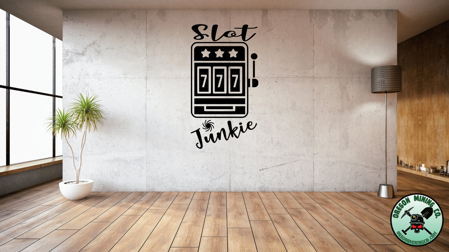 Slot Junkie Vinyl Decal