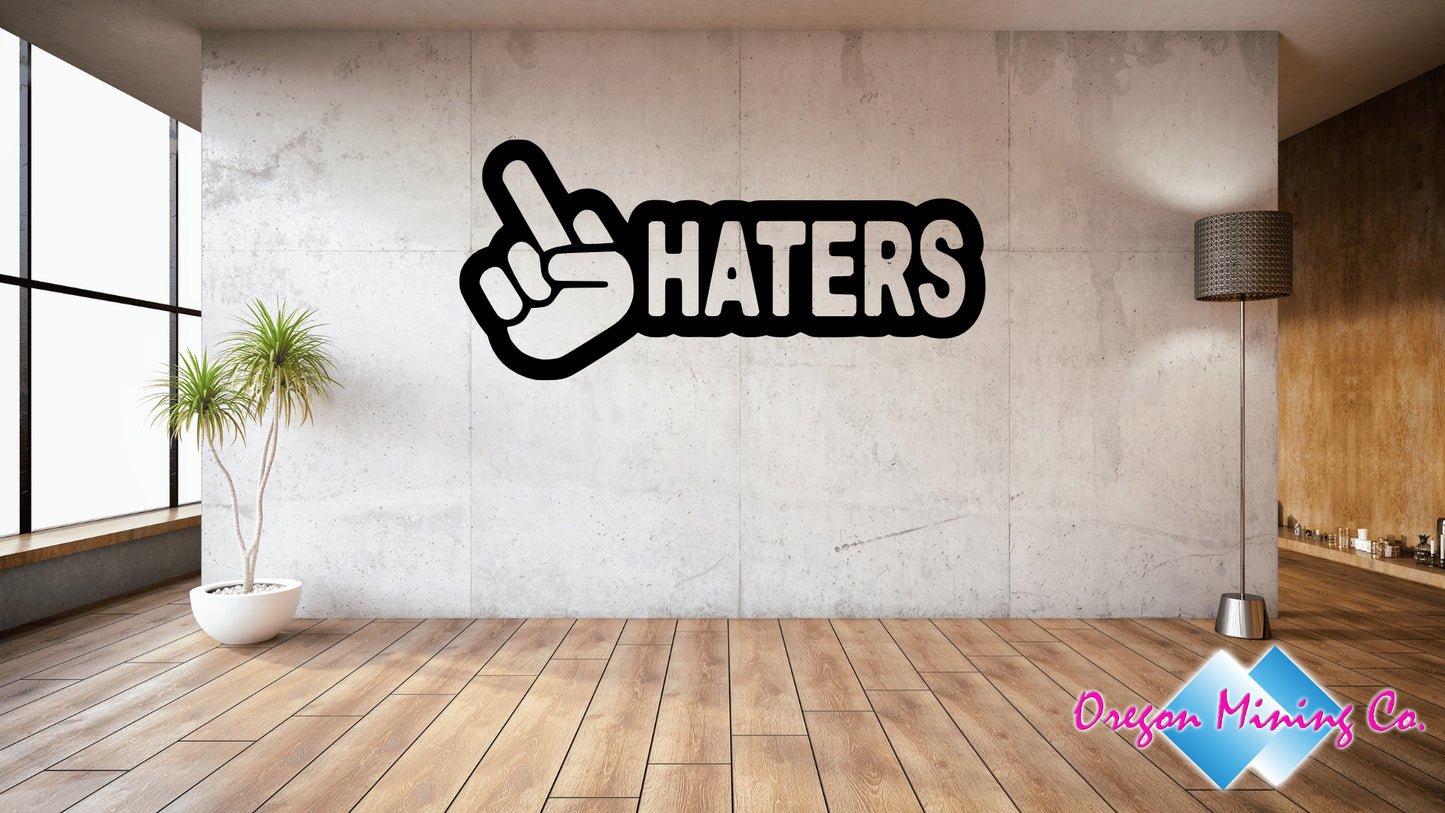 Fuck Haters, Auto Vinyl Decal