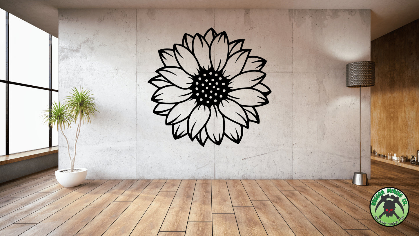 Sunflower Vinyl Decal