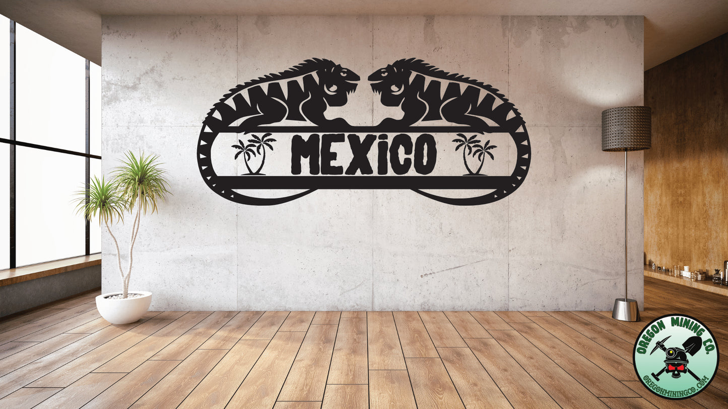 Mexico Iguana's Vinyl Decal