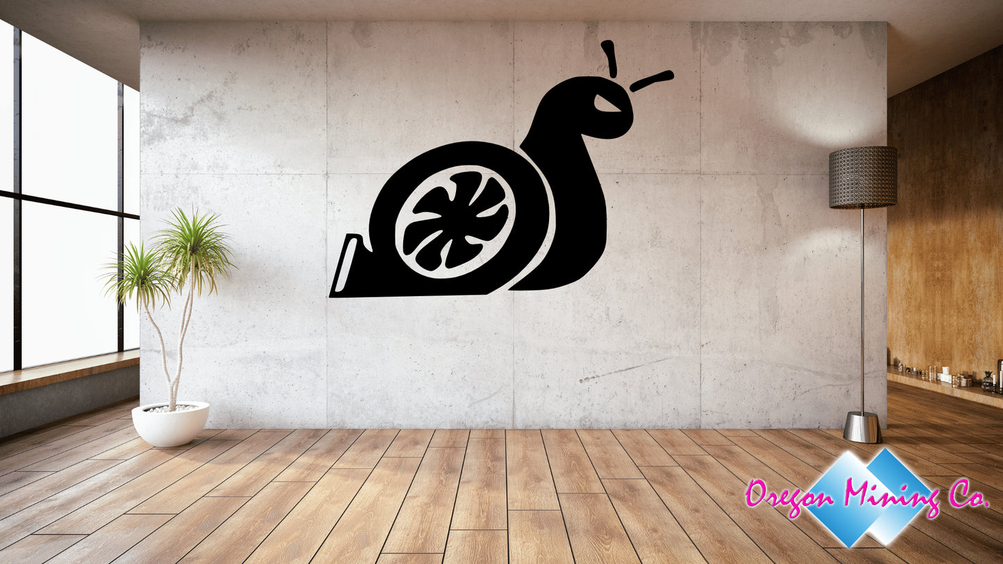 Turbo Snail, Auto Vinyl Decal