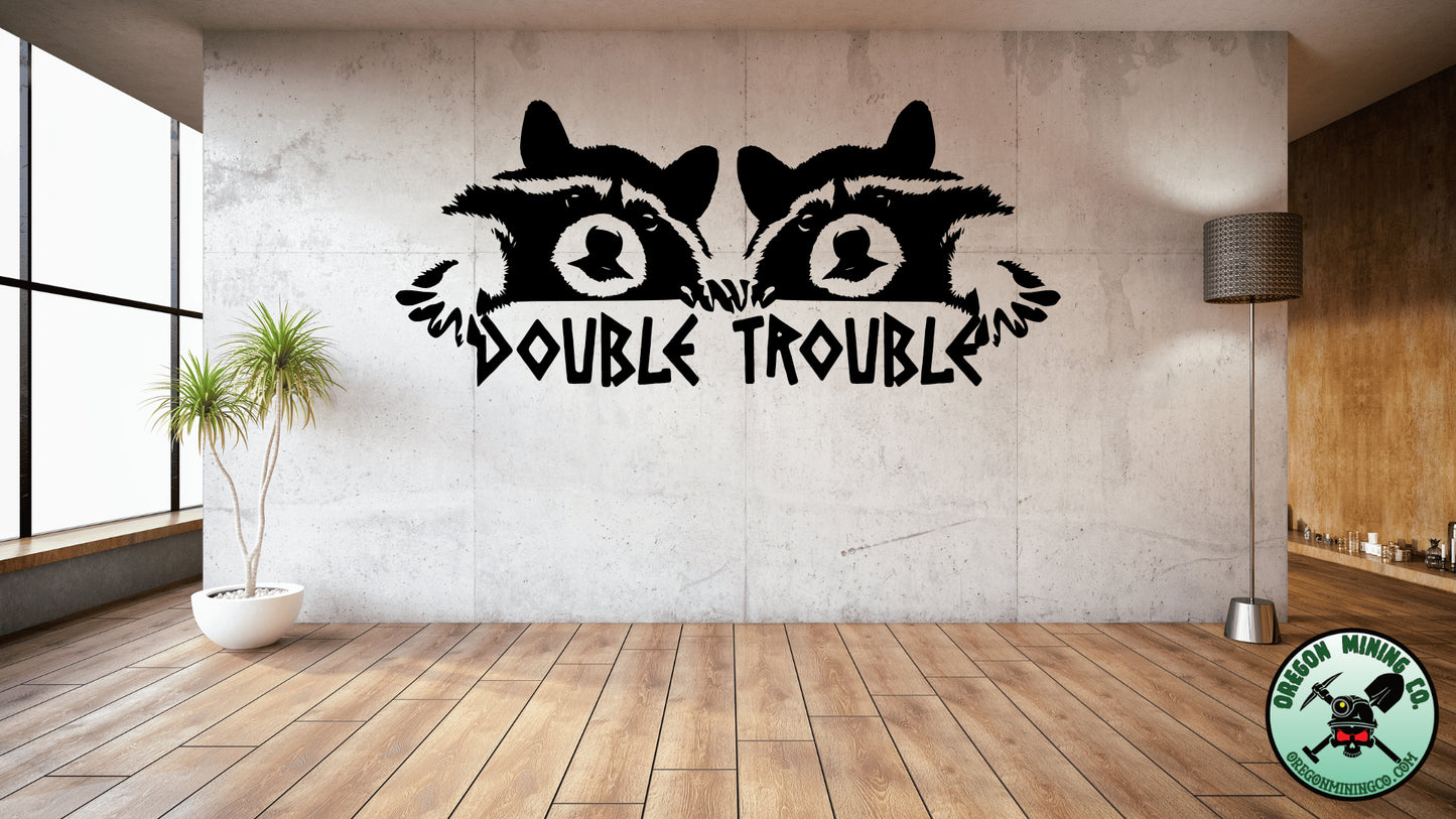 Double Trouble Vinyl Decal