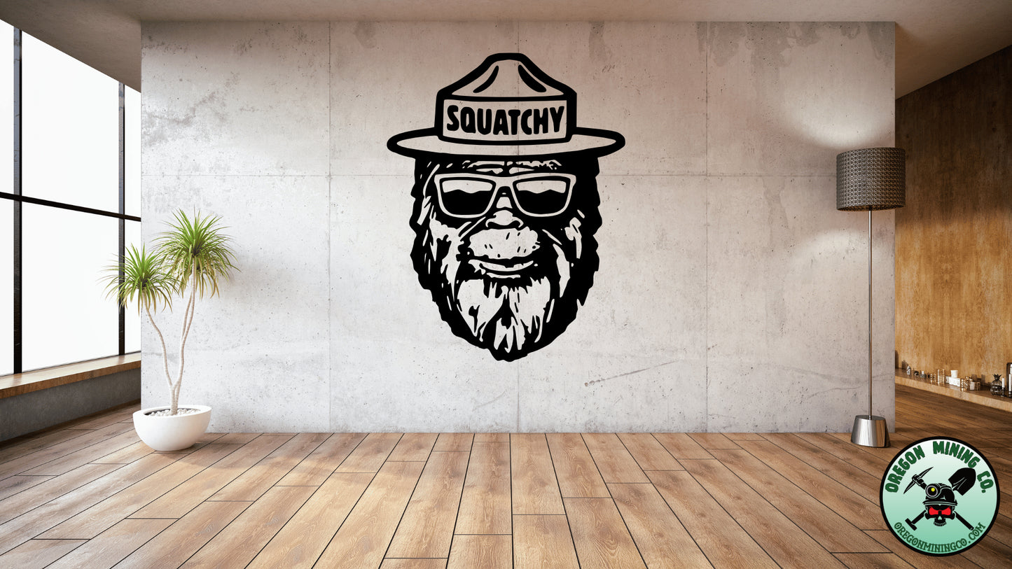 Squatchy Vinyl Decal