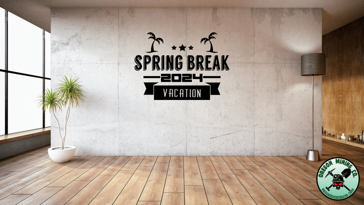 Spring Break 2024, Vinyl Decal