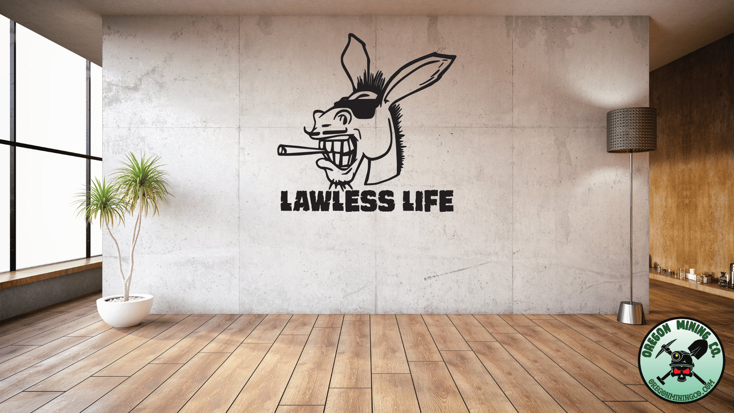 Lawless Life Vinyl Decal