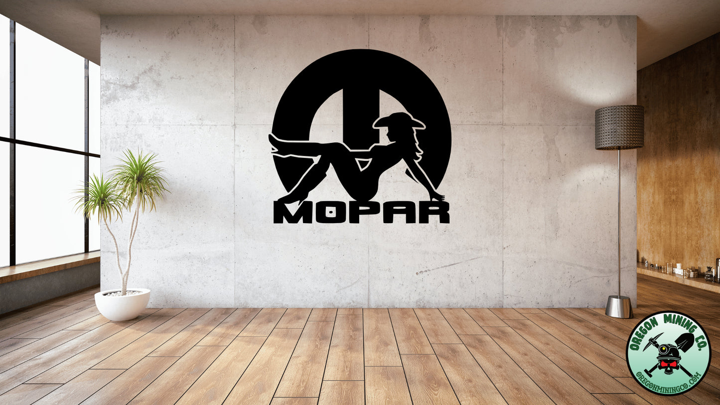 Mopar Cowgirl, Auto Vinyl Decal